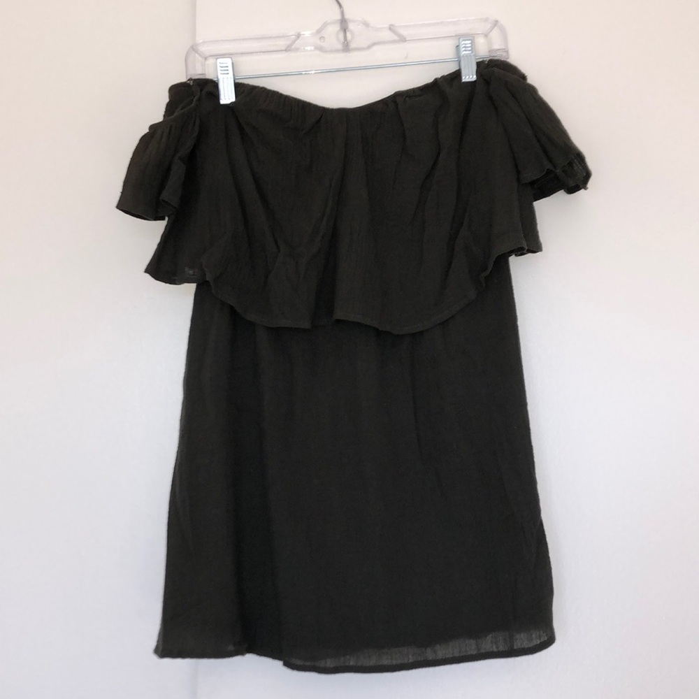 Olive green dress